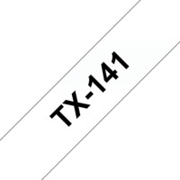 TX-Schriftbandkassetten TX-141, schwarz auf farblos