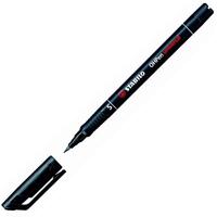 STABILO OHPEN PUNTA SUPER FINA ROTULADOR PERMANENTE 0.4MM NEGRO -10U-