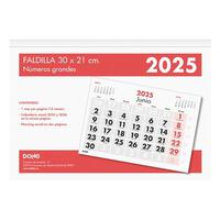 DOHE CALENDARIO SOBREMESA/FALDILLA 30X21CM NÚMEROS GRANDES 2025