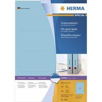 HERMA Ordneretiketten A4 blau 192x61 mm Papier opak 400 St.