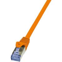 LogiLink Patchkabel CAT6A S/FTP AWG26 PIMF 2,00m orange