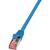 LogiLink Patchkabel CAT6 S/FTP AWG27 PIMF 2,00m blau