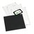 DURABLE Namensschild 54x90 mm Recycling-Papier, 20 Stück, schwarz