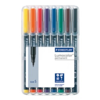 Lumocolor 313 marcador 8 pieza(s) Negro, Azul, Marrón, Verde, Naranja, Rojo, Violeta, Amarillo