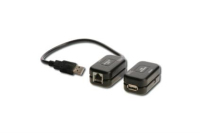 Digitus USB extender Netzwerksender & -empfänger Schwarz