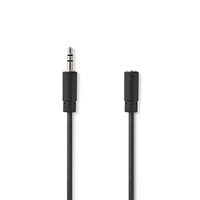 Nedis CAGL22050BK50 cable de audio 5 m 3,5mm Negro