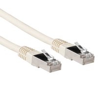 ACT 0.50m Cat6a SSTP PiMF cable de red Marfil 0,50 m S/FTP (S-STP)
