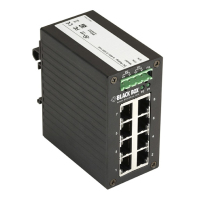 Black Box LGH008A hálózati kapcsoló Beállítást nem igénylő (unmanaged) Gigabit Ethernet (10/100/1000) Fekete