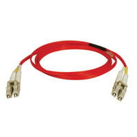 Tripp Lite N320-01M-RD kabel InfiniBand / światłowodowy 1 m 2x LC OFNR Szary, Czerwony