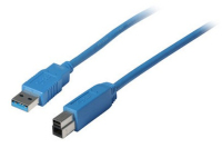 S-Conn 3m USB3.0 A - USB3.0 B USB Kabel USB 3.2 Gen 1 (3.1 Gen 1) USB A USB B Blau