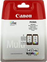 Canon PG-545XL/CL546XL inktcartridge 2 stuk(s) Origineel Normaal rendement Zwart, Cyaan, Geel, Magenta