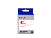 Epson LK-3WRN címkéző szalag Fehér alapon vörös