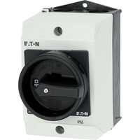 Eaton T0-3-15680/I1/SVB-SW interruptor eléctrico Interruptor de palanca acodillada 3P Negro, Blanco