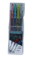 Pentel Hybrid Dual Metallic Stick Pen Blau, Gold, Pink, Silber
