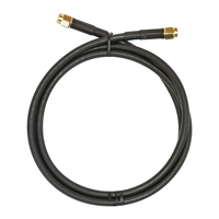 Mikrotik SMASMA coax-kabel 1 m SMA Zwart