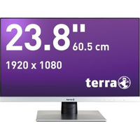 Wortmann AG TERRA LED 2462W computer monitor 60,5 cm (23.8") 1920 x 1080 Pixels Full HD Zwart, Zilver