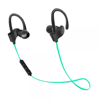 Esperanza EH188G słuchawki/zestaw słuchawkowy Bezprzewodowy Douszny Sport Bluetooth Zielony