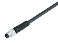 BINDER 79-3381-52-04 kábel érzékelőhöz és működtető szervhez 2 M M8 Fekete