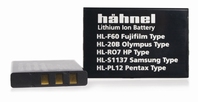 Hahnel 1000 185.0 Batteria per fotocamera/videocamera Ioni di Litio 1250 mAh