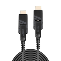 Lindy 38323 HDMI-Kabel 40 m HDMI Typ D (Mikrofon) Schwarz