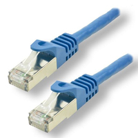 MCL FCC7BMSF-0.5M/B câble de réseau Bleu 0,5 m Cat7 S/FTP (S-STP)