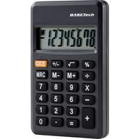 BASETech RF-4504966 calculator Pocket Rekenmachine met display Zwart