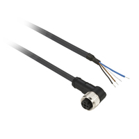 Schneider Electric XZCP1041L5 câble de capteur et d'actionneur 5 m M8 Noir