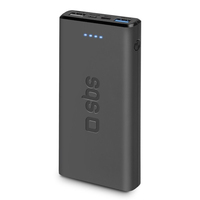 SBS TTBB10000FASTK Powerbank Lithium Polymer (LiPo) 10000 mAh Schwarz