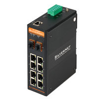 SilverNet SIL 73208MP switch Gestionado L2 Gigabit Ethernet (10/100/1000) Energía sobre Ethernet (PoE) Negro