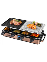 Bestron ARG1200CO raclette grill sütő 8 személy(ek) 1400 W Fekete