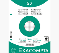 Exacompta 10620E indexkaart Wit
