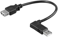 Goobay 95704 USB Kabel 0,15 m USB 2.0 USB A Schwarz