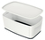 Leitz MyBox WOW Boîte de rangement Rectangulaire Synthétique ABS Gris, Blanc