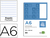 Liderpapel BN12 cuaderno y block 80 hojas Azul, Blanco