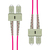 ProXtend FO-SCSCOM4D-010 InfiniBand/fibre optic cable 10 m SC OM4 Violet