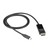 Black Box VA-USBC31-DP12-006 video átalakító kábel 1,8 M USB C-típus DisplayPort Fekete