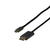 EFB Elektronik EBUSBC-DP14K.2 adaptador de cable de vídeo 2 m USB Tipo C DisplayPort Negro