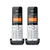Gigaset COMFORT 500HX duo Analog/DECT telephone Caller ID Black, Silver