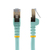 StarTech.com 2m CAT6a Ethernet Cable - 10 Gigabit Shielded Snagless RJ45 100W PoE Patch Cord - 10GbE STP Network Cable w/Strain Relief - Aqua Fluke Tested/Wiring is UL Certified...