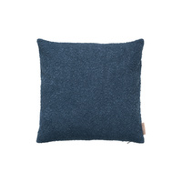 Kissenbezug -BOUCLE- Midnight Blue 40 x 40 cm. Material: 90% Polyester, 10%