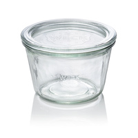 Sturzglas Weck, 6-teilig, 370 ml, Glas Mit Deckel