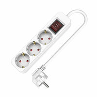 Rallonge 3 prises Schuko avec interrupteur TM Electron (1,5 m)