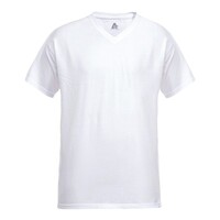 Acode T-shirt Basecamp 100241 150gr V-Hals Wit Maat XL