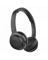 V7 Headset On-Ear Bluetooth kabellos Grau Schwarz