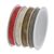 Multispule Nature Pack Glimmer 4x10mmx3m, Baumwollband bedruckt, rot/creme/taupe/grau, 1 Stück unverpackt