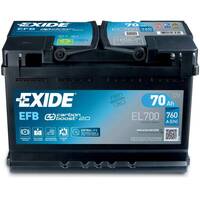 Exide EL700 Start-Stop EFB 12V 70Ah 760A Autobatterie
