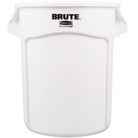 Rubbermaid BRUTE Round Container - 75 Litres - White