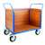 Platform Truck with Veneer Sides and Ends - Small Platform (1000 x 700 mm) - Single End