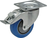 Produkt Bild von Niro Lenkrolle mit Bremse mit Rad aus Gummi ,Traglast 150 Kg