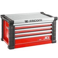 Facom JET.C4M4A Werkzeugkasten JET mit 4 Schubfächer, 4 Module pro Schubfach, ro